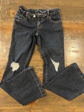 art class Dark Blue Ripped Flare Jeans